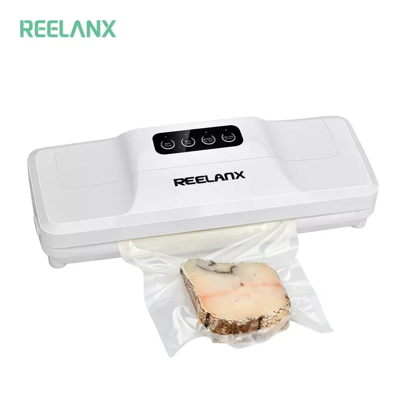 

Вакуумный упаковщик REELANX V1 140 Вт, автоматическая вакуумная упаковочная машина для пищевых продуктов с 15 пакетами, лучший вакуумный упаковщи...