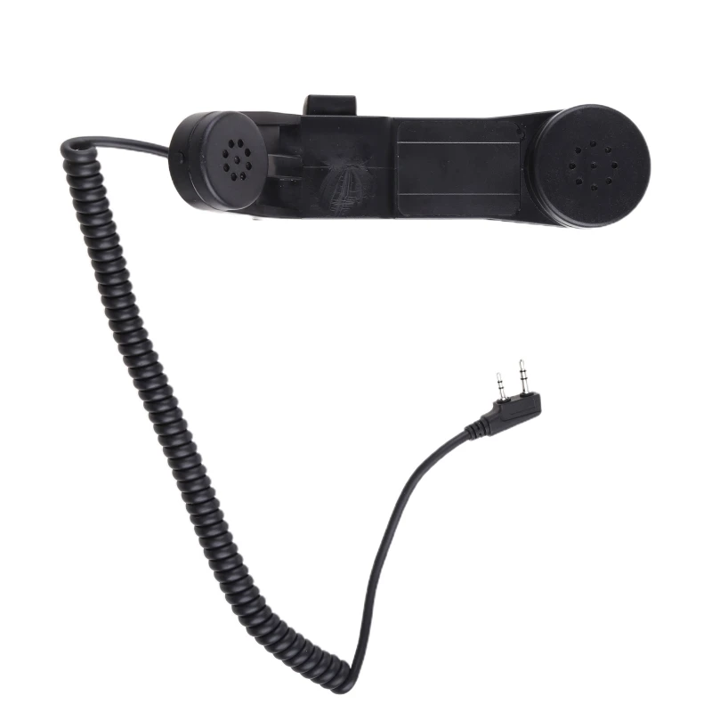 2022 Handheld Phone Hand Microphone Element H250-PTT Communication Station Handle Mic K Plug for baofeng UV-5R UV-5RTP BF-888