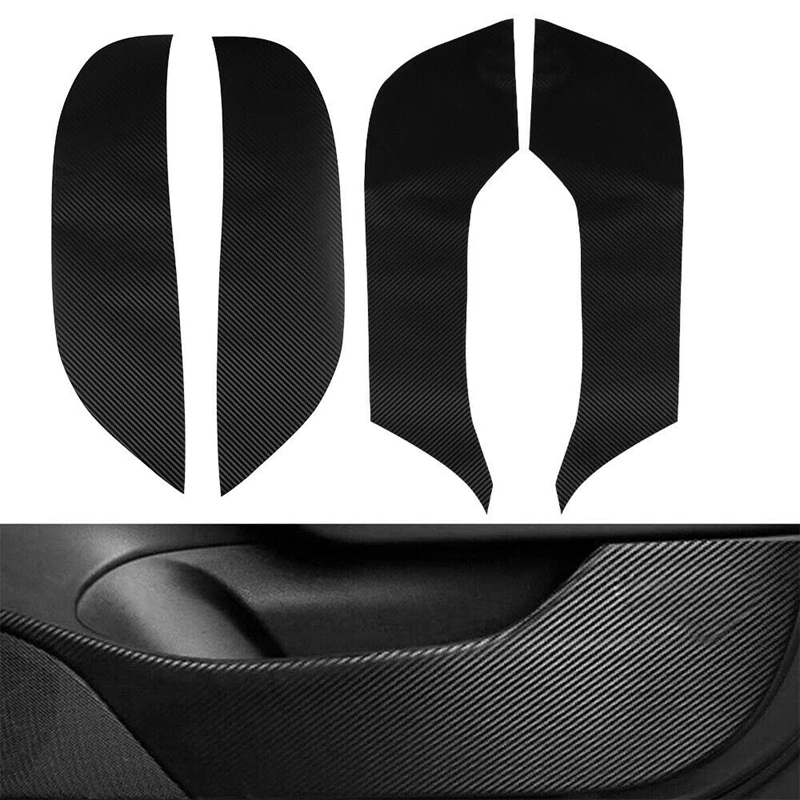 

Car Door Anti Kick Pad Protection Anti-Dirty Film Protector Stickers for Tesla Model 3 Carbon Fiber Decoration