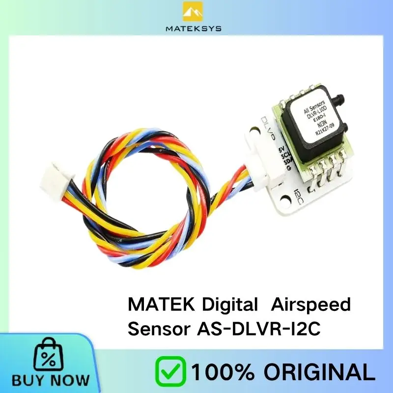 Фото Цифровой датчик скорости Matek AS-DLVR-I2C, все датчики DLVR-L10D 4-5.5В 5мА I2C для ArduPilot RC, самолетов с неподвижным крылом, мультироторов, DIY-проектов №2