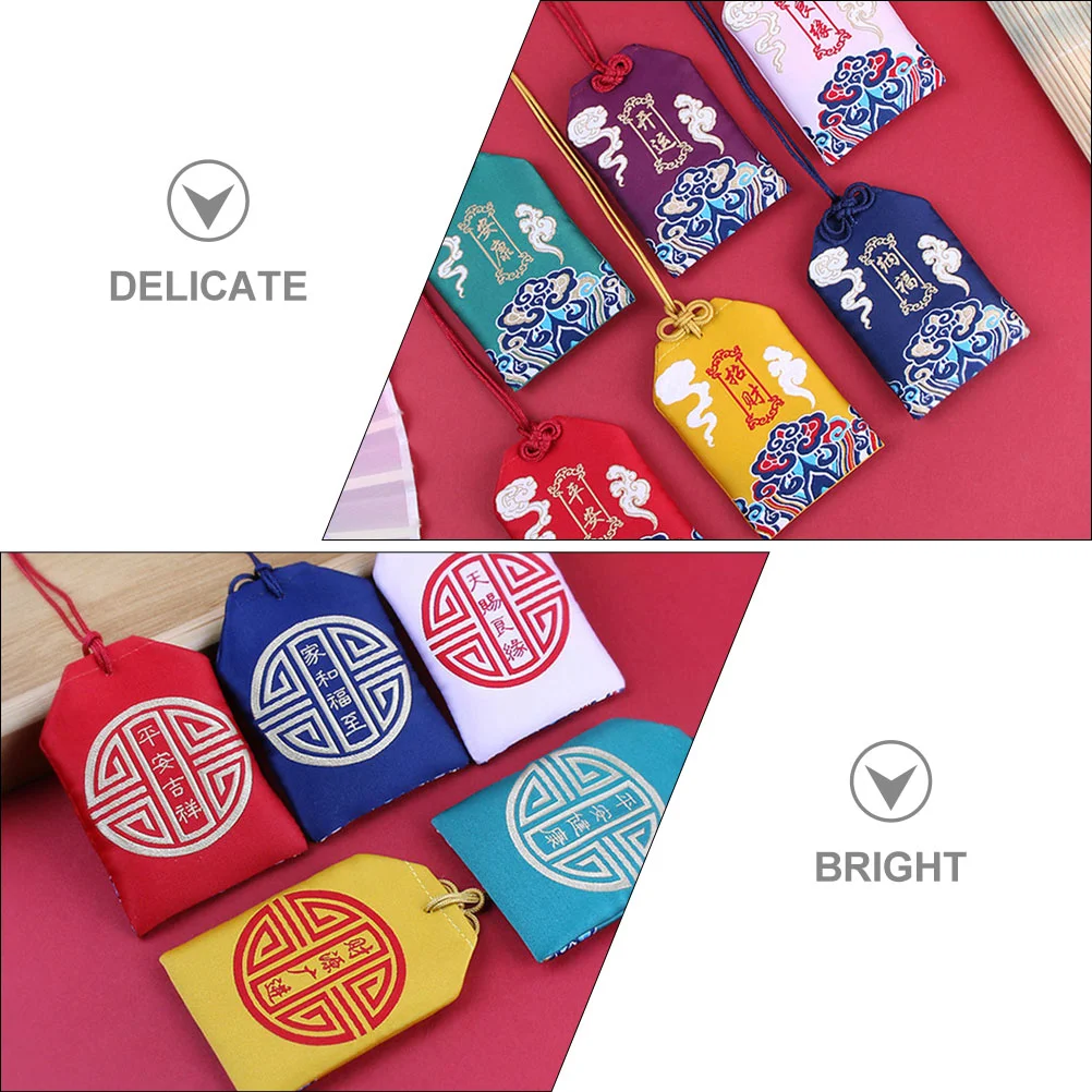 6-шт сумка для благословения японский Omamori Lucky Amulet сумки стильная изысканный
