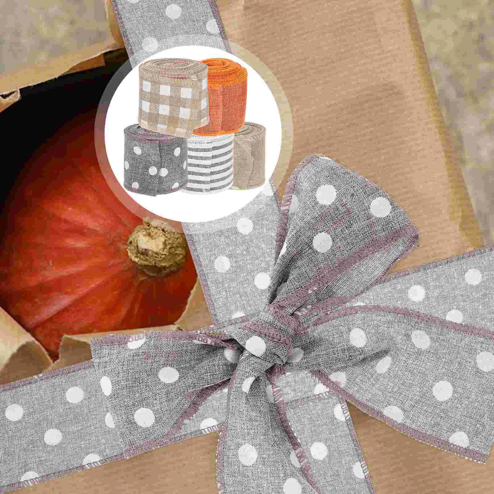 

Ribbon Christmas Ribbons Gift Craft Bowfor Wired Wrapping Tree Burlap Thanksgiving Crafts Fall Making Wreath Grosgrain Present