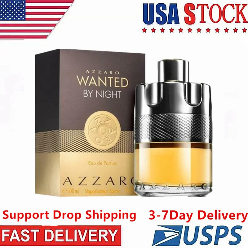 

Men's Azzaro Wanted Parfum Men Long Lasting French Cologne Antiperspirant Fragrance Parfum Spray