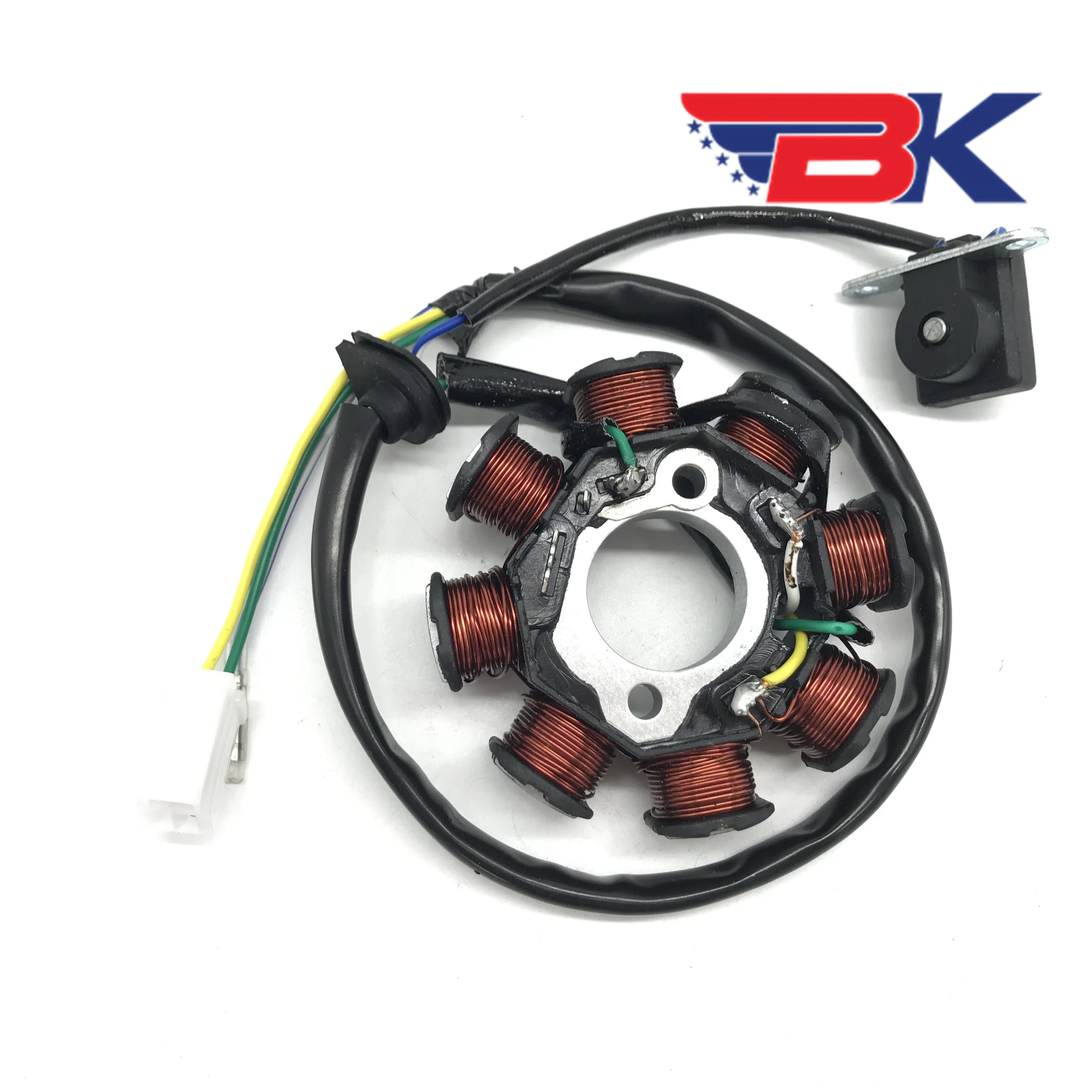 GY6 50cc 8-полюсный статор Magneto 4 провода подходит для скутера 50cc-150cc мотоцикла мопеда