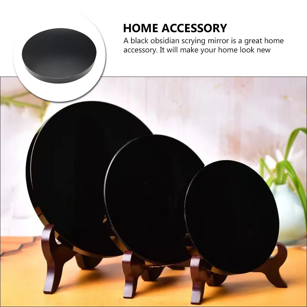 Обсидиан центральные украшения для стола готическое зеркало эстетическое