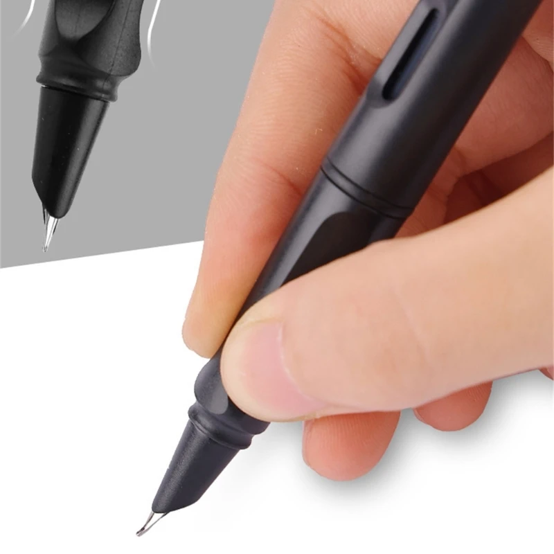 

5 Pcs Fountain Pen 0.28mm Ink Pens Smooth Writing Pens Calligraphy Pen Posture Correction Fountain Pen School Supplies 896C