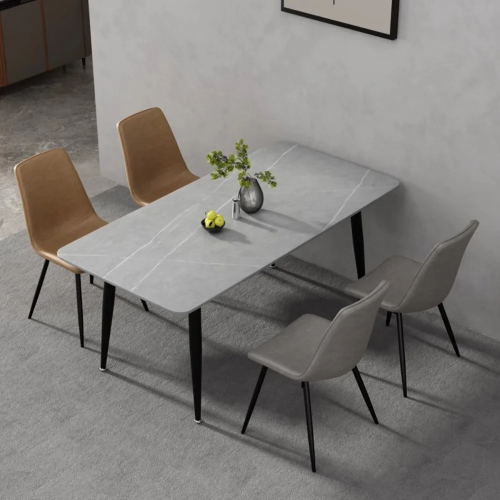 

Серый обеденный стол для вестибюля отеля, уличный итальянский Фотофон, современный дизайн, кухонная мебель