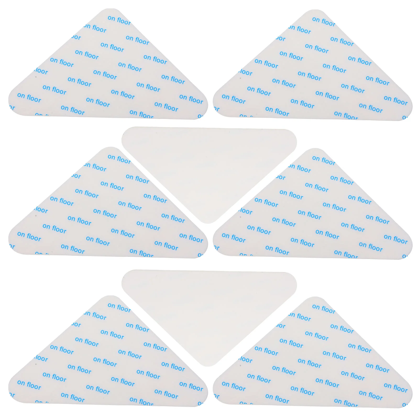 

8 Pcs Tape Kitchen Rugs Pad Slip Stopper For Pu Non Skid Carpet Hardwood Floors