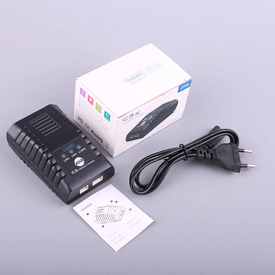 ToolkitRC C3 2-3S Lipo LiHV Функциональность зарядки Удобный режим хранения в одно касание