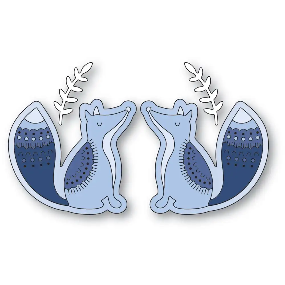 Металлические штампы в скандинавском стиле лисы для высечки сделай сам штамп