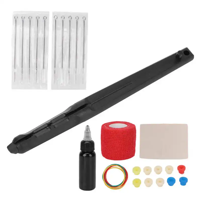 

Hand Tattoo Pen Kit Compact Tattoo Tool Kit Professional for Tattoo Salon for Tattoo Artist for Home