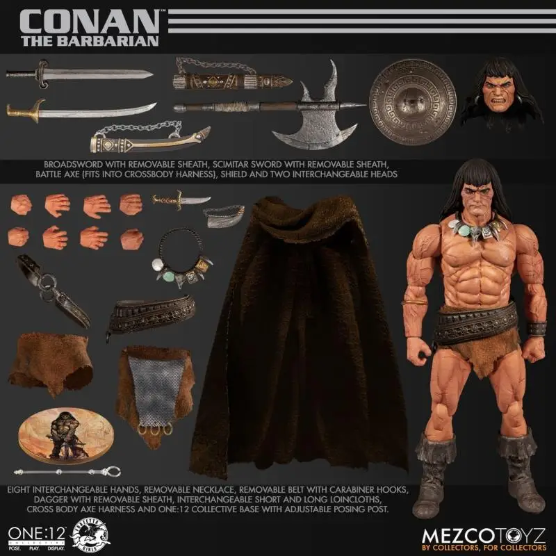 

Original Mezco ONE:12 Marvel Conan 1/12 Anime Action Collection Figures Model Toys Gifts for Kids In Stock