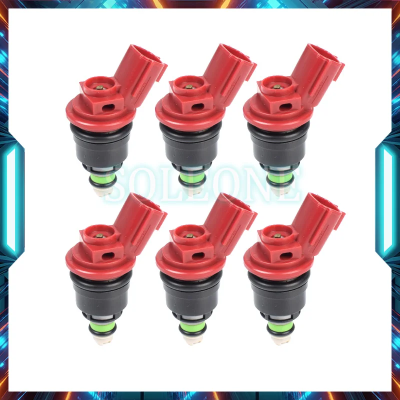 6 шт. 16600-RR544 топливная форсунка для Nissan 740CC Skyline R33 RB25DE RB25DET SR20 RVG30E S13 S14 S15