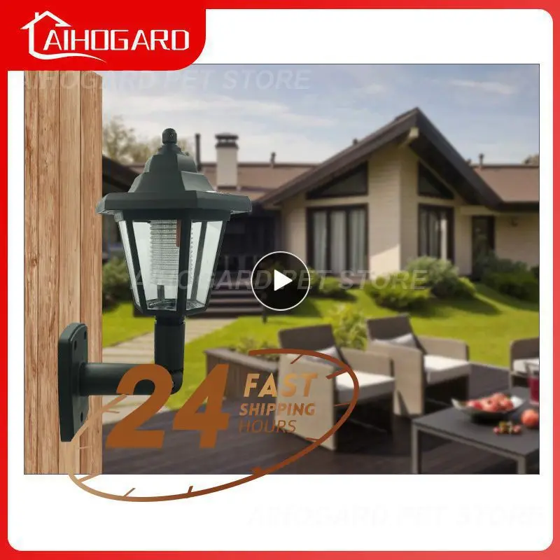 

Solar Lantern Light Waterproof Outdoor Solar Wall Light Solar Sconce Led Retro Garden Light Solar Lamp Lighting Lamps Wall Lamp
