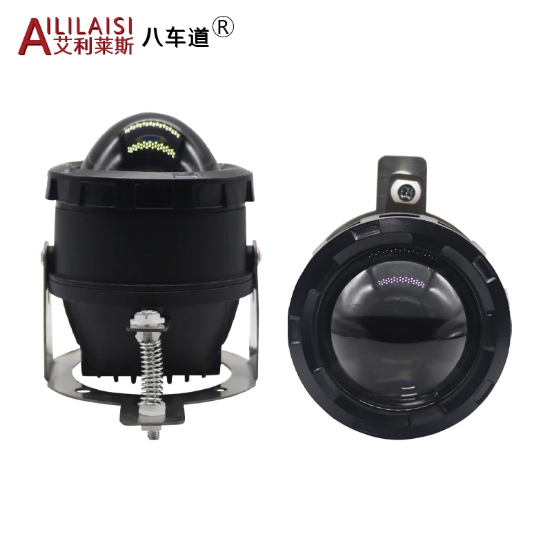 AIlilaisi 3-дюймовая противотуманная фара с линзой проектора Bi Led для Isuzu Mux Ranger Dmax