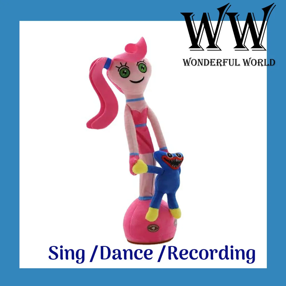 

Новинка 2022, Huggy Wuggy, Поющая и танцевальная кукла, плюшевая игрушка, время мака, аниме, мультяшная игрушка