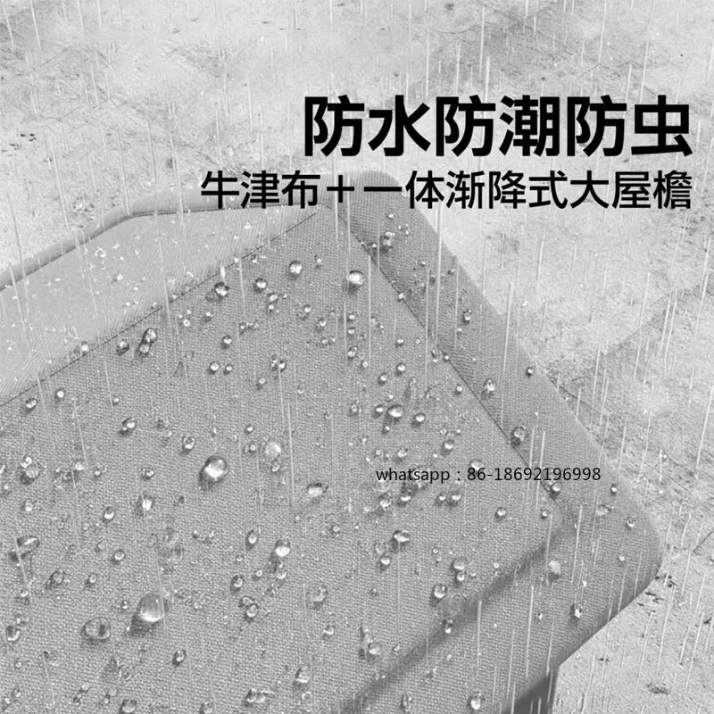 Фото Уличный водонепроницаемый домик-лежанка для кошек и собак, утепленный, всесезонный, для защиты от дождя и снега №4