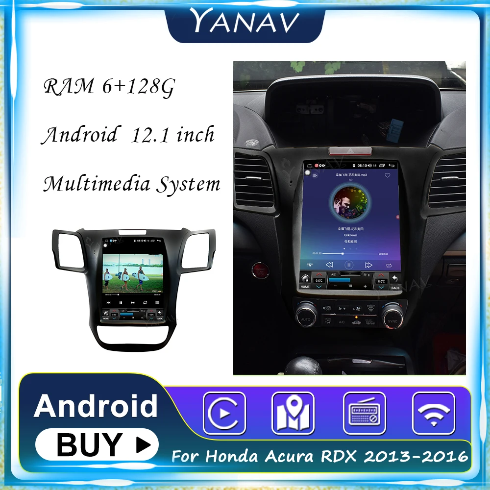 

Автомагнитола 2DIN для Honda Acura RDX 2013-2016 с GPS-Навигатором и DVD-плеером