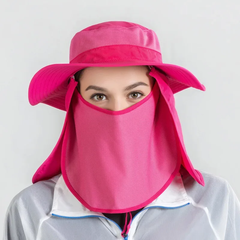 

Unisex Visor Hats Fishing Sun Protector Cap UV Protection Face Neck Cover Sun Protection Outdoor Sport Hiking Fishing Hats