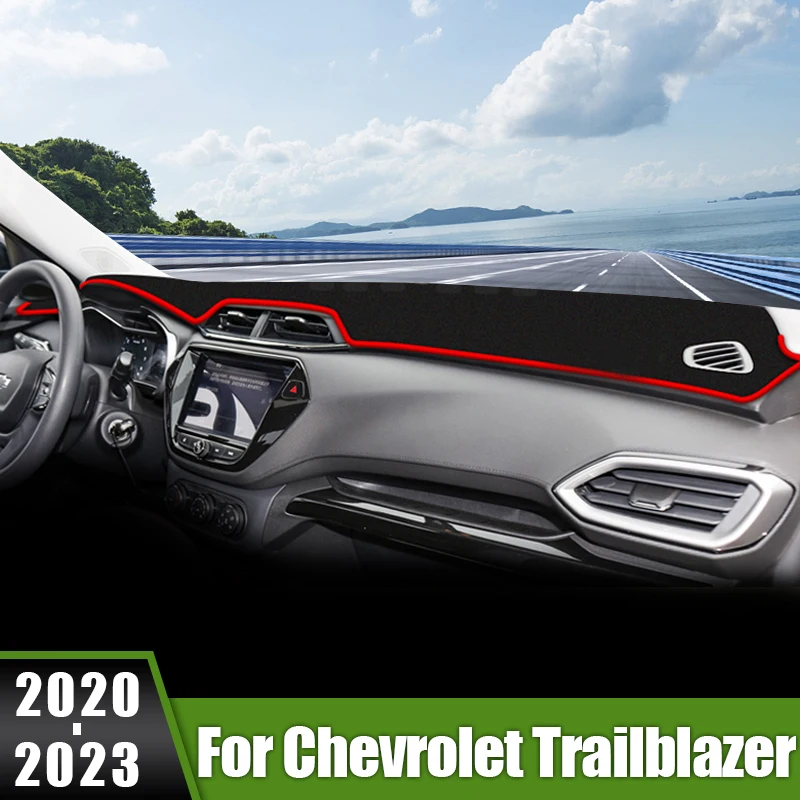 

For Chevrolet Trailblazer RG 2020 2021 2022 2023 Car Dashboard Cover Avoid Light Pad Sun Shade Mat Non-Slip Case Anti-UV Carpets