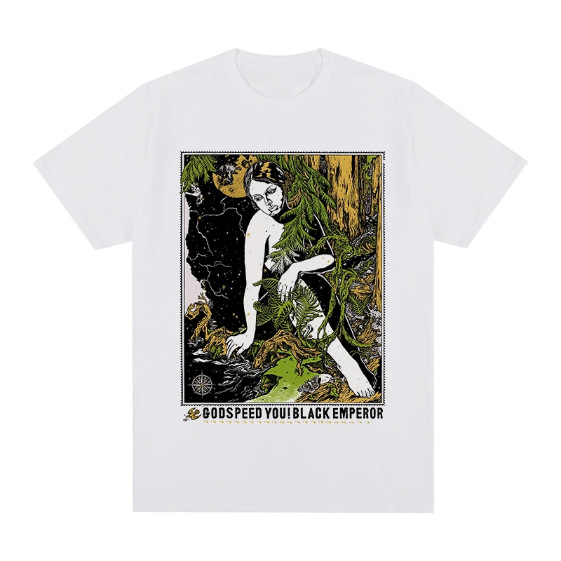 Винтажная футболка Godspeed You Black Emperor Post Rock Sigur Ros хлопковая мужская новая женские