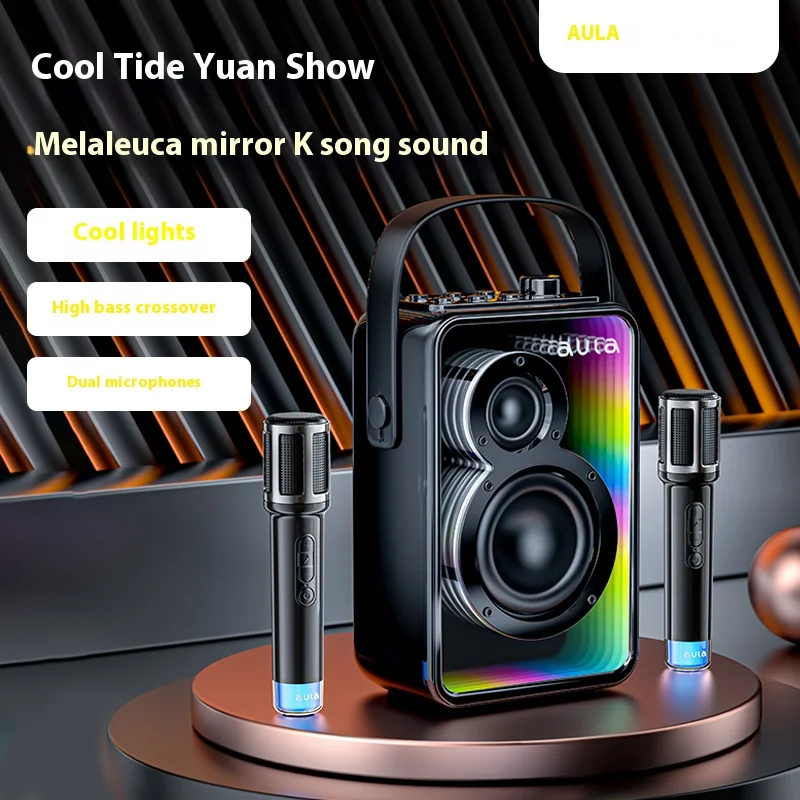 Фото K22 Новый 60 Вт Bluetooth-динамик Беспроводной динамик с микрофоном Square Dance KTV Пение Динамик Программный динамик для активного отдыха №5