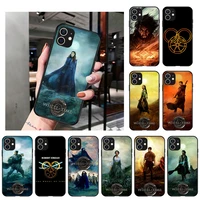 the wheel of time soft black matte phone case for iphone 13 12 pro xs max x xr 7 8 6 6s plus 12 13 mini 11 pro max se 2020 cover