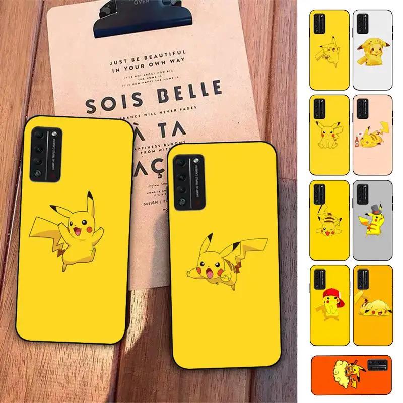 

BANDAI Pikachu Phone Case for Huawei Honor 10 i 8X C 5A 20 9 10 30 lite pro Voew 10 20 V30