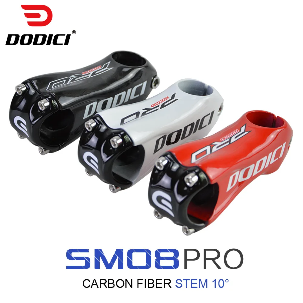 

Велосипедный стержень DODICI Pro, 31,8 мм, углеродное волокно, 10 градусов, 80/90/100/110/120 мм, зажим для руля, углеродный стержень, шоссейный велосипед, велосипедный стержень