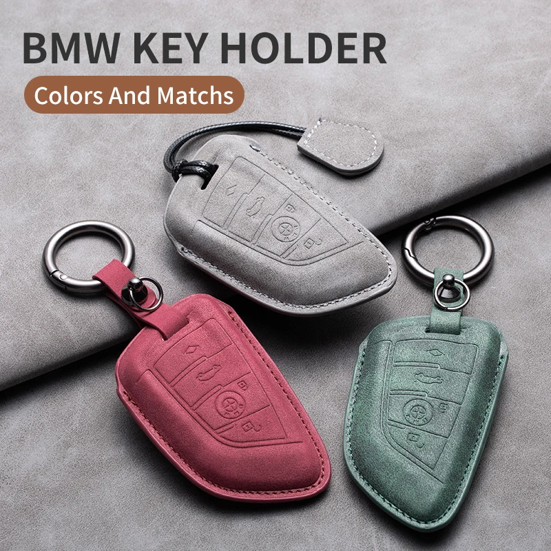 

Leather Car Key Case Cover For BMW F20 F30 F31 F34 F32 F36 G20 G30 F10 F11 F07 G11 X1 X3 F25 X4 F26 X5 F15 X6 F16 X7 I3 M3 M4 M6