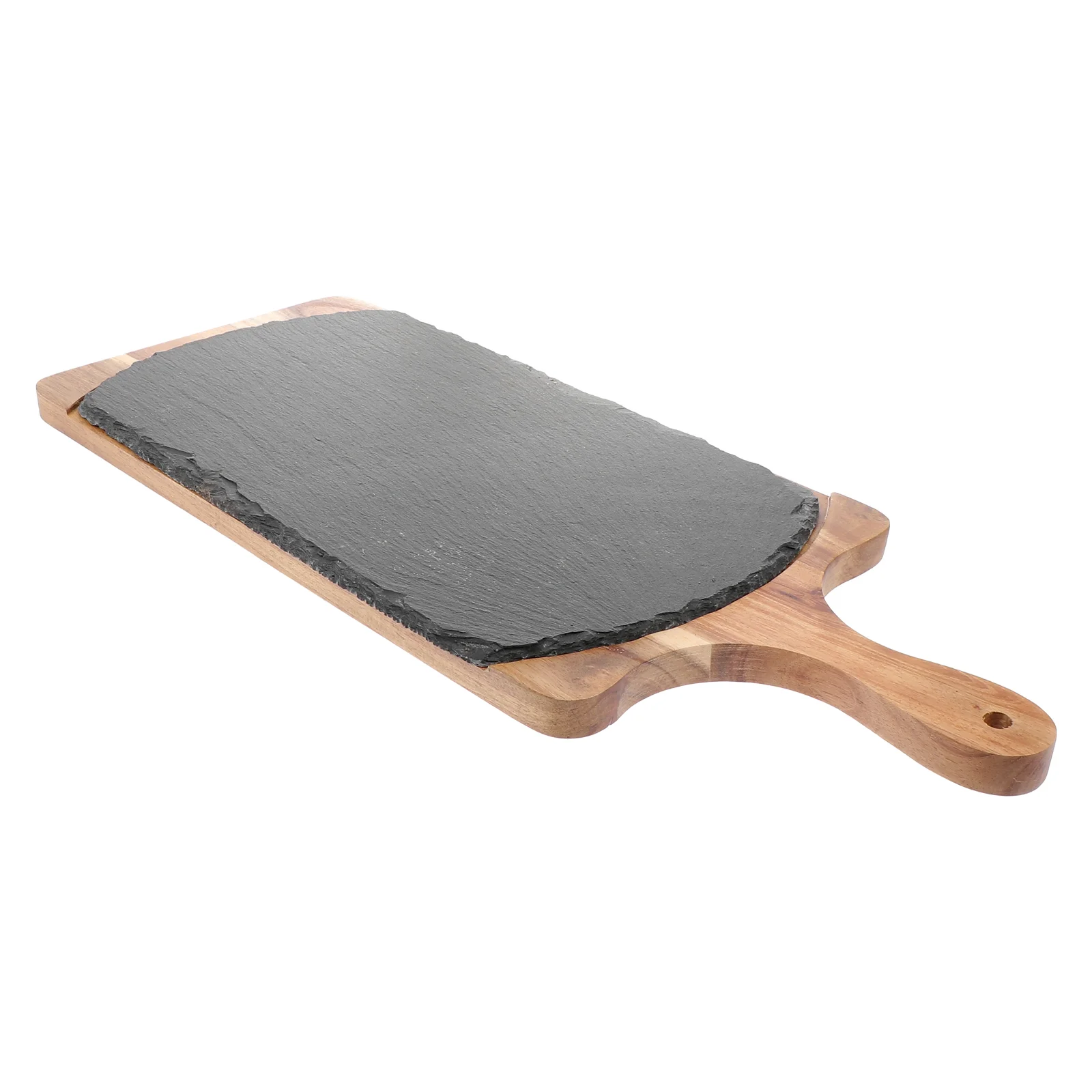 

1Pc Creative Steak Display Plate Plate Multipurpose Serving Plate Sushi Plate (Black)