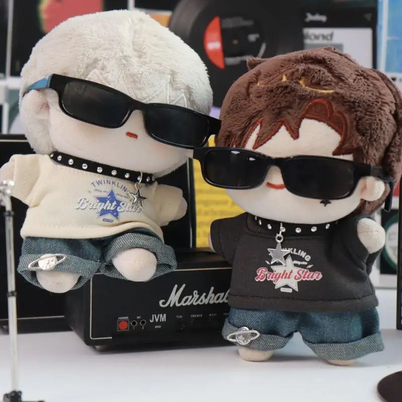 15 см 10 хлопковая кукла одежда брюки ожерелье комплект очков аксессуары украшения