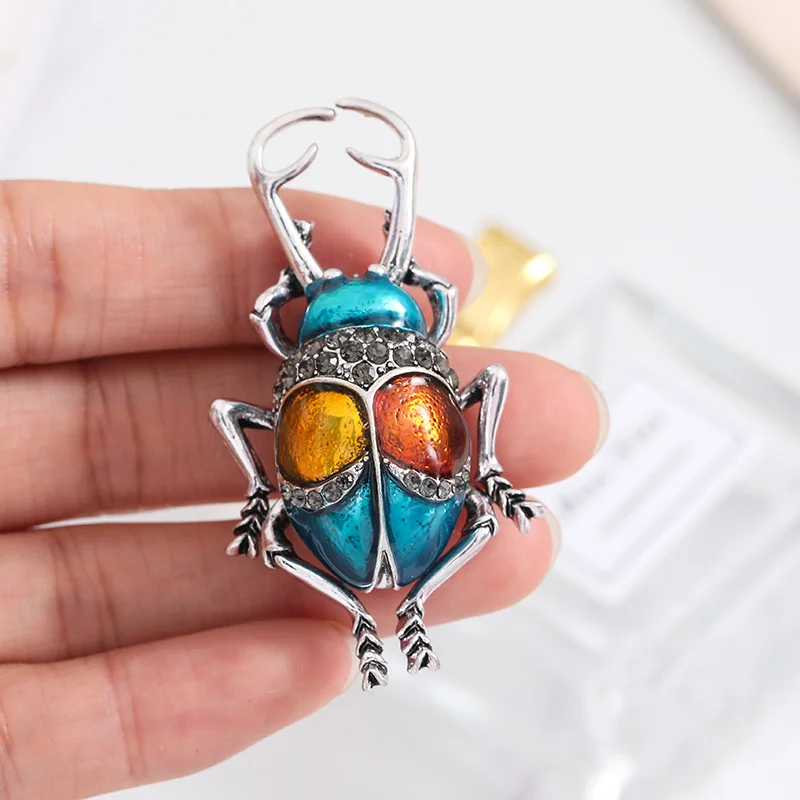 Шпилька в виде насекомых для женщин и мужчин винтажная металлическая шпилька