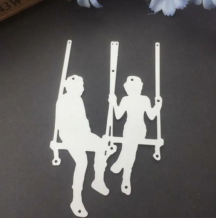 Качели пара Сделай Сам металлические Вырубные штампы вырезанные украшения для