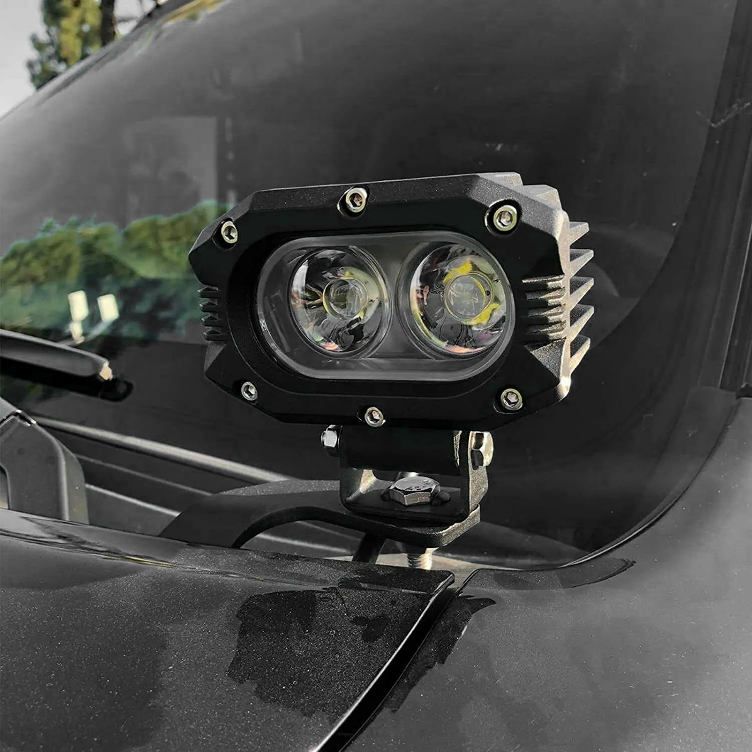 Для Toyota 4 Runner 2010-2021 A-стойка противотуманная фара капот канав металлический
