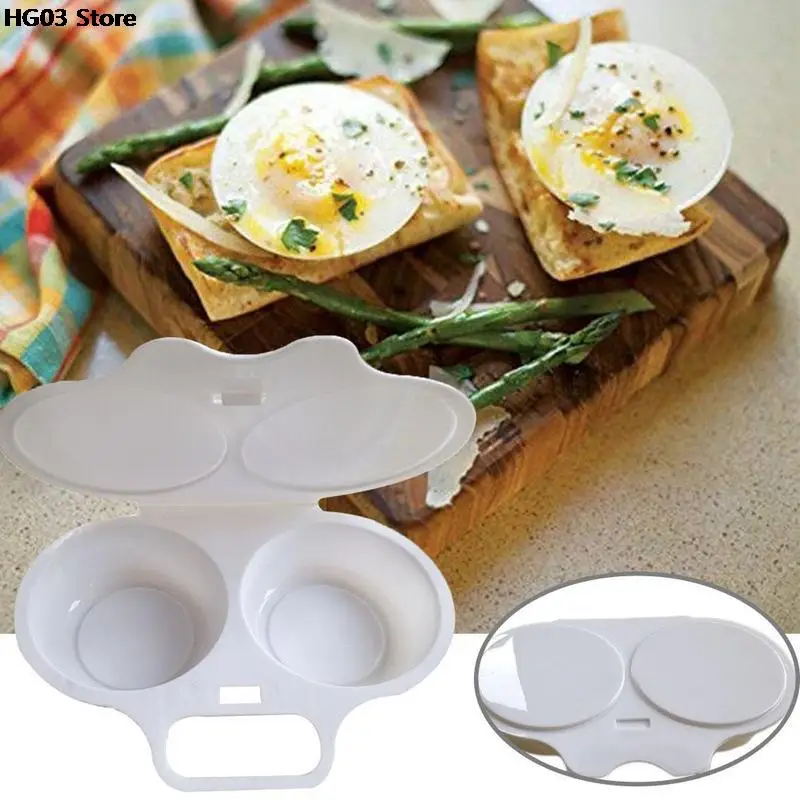 2021 Home Kitchen Microwave Oven Heart&Flowers Round Shape Egg Steamer Cooking Mold Egg Poacher Kitchen Gadgets Fried Egg Tool