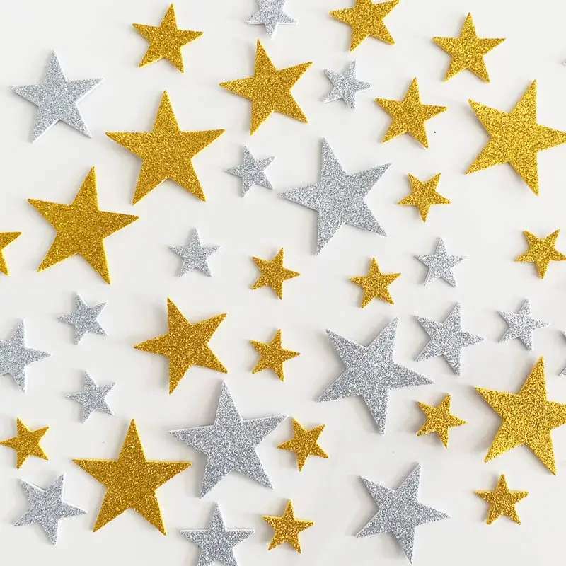 Рисунок 4 - Золотые и серебряные пенные наклейки