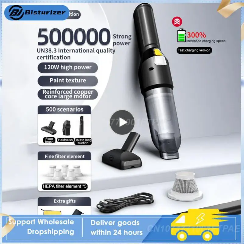 

Super Suction Auto Vacuum High Performance Protable Wireless Vacuum Mini Handheld Vacuum Car Cleaning Tools 150w 600kpa Portable