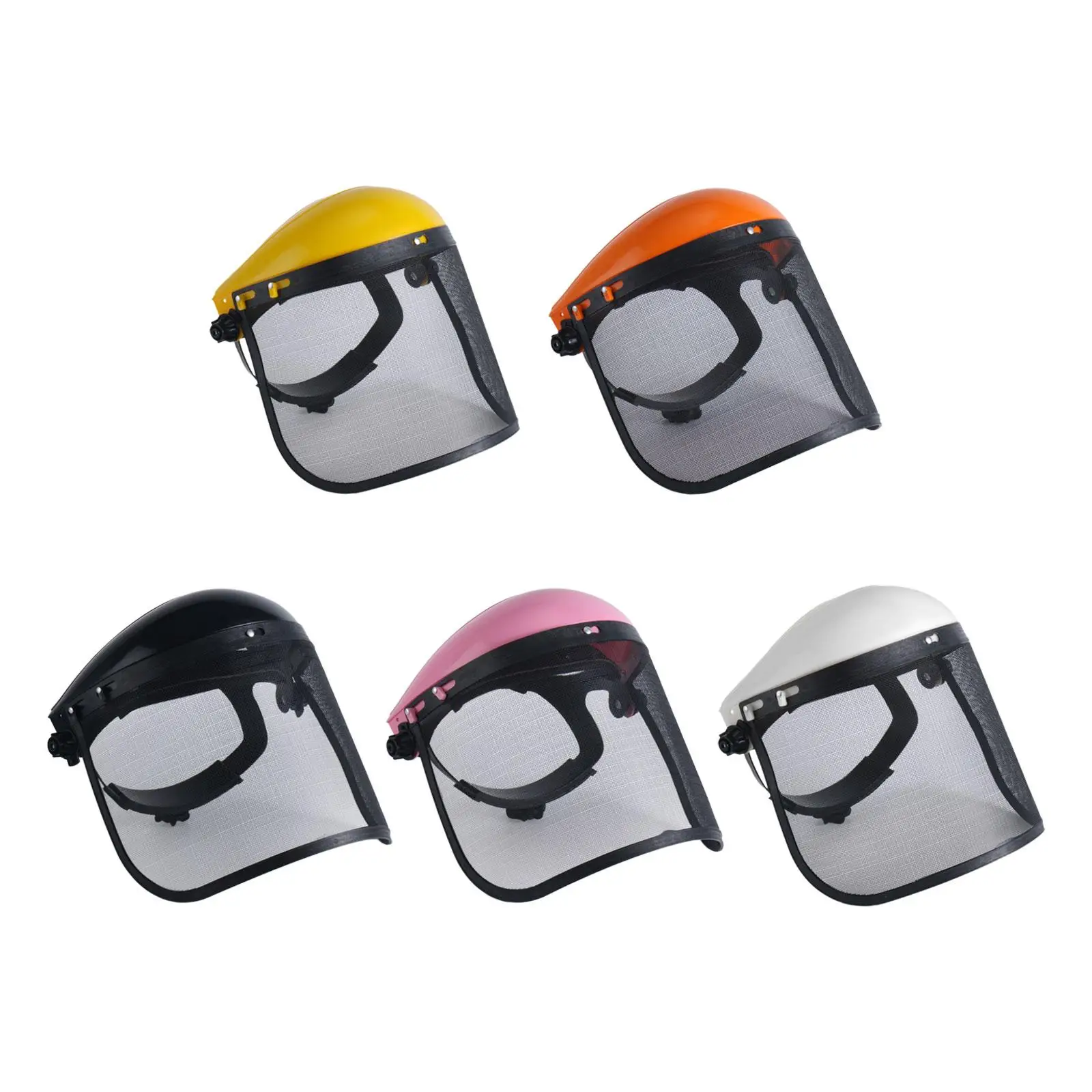 

Forestry Face Shield Guards with Steel Wire Mesh Good Ventilation without Fogging Practical Sturdy Lightweight for Weed Whacking