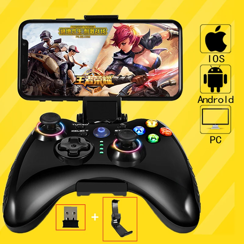 Беспроводной контроллер Bluetooth Gamepad для Android-телефона / планшета / телевизора Android / Sumsung Gear VR / Play Station3.