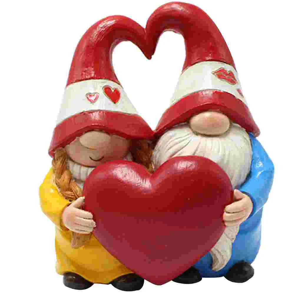 

Gnome Statue Garden Figurine Couple Gnomes Sculpture Elf Dwarf Decorations Wedding Swedish Decoration Figurinesscandinavian