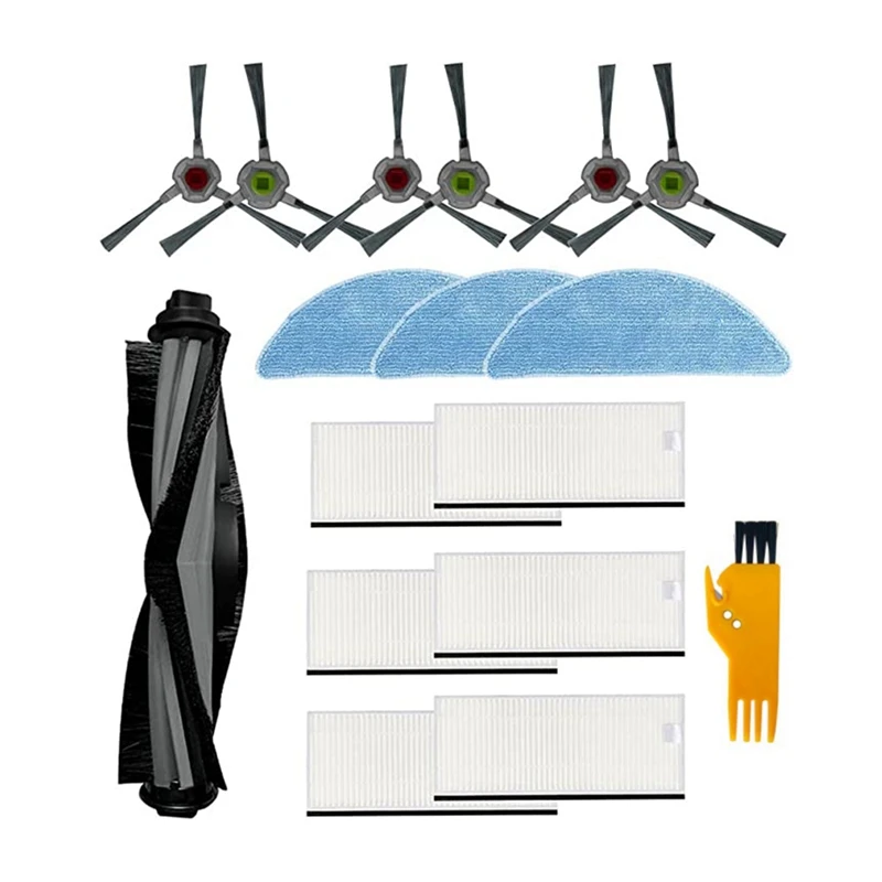 

Подходит для фильтров Yeedi K600 K700 K680, аксессуары для боковой основной щетки