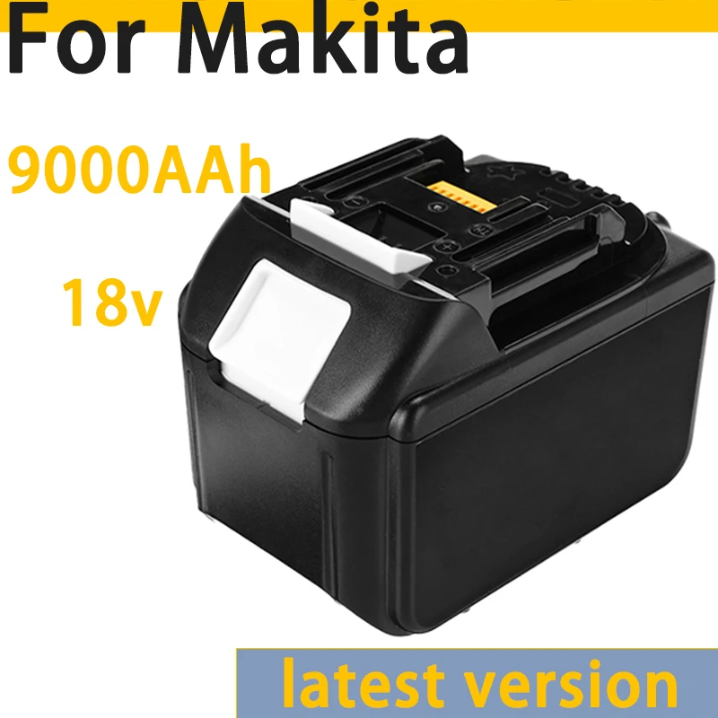 

Аккумуляторная батарея для Makita, литий-ионный аккумулятор для шуруповерта, 18 в, 9,0 Ач, сменный Электроинструмент BL1840, BL1850, BL1830