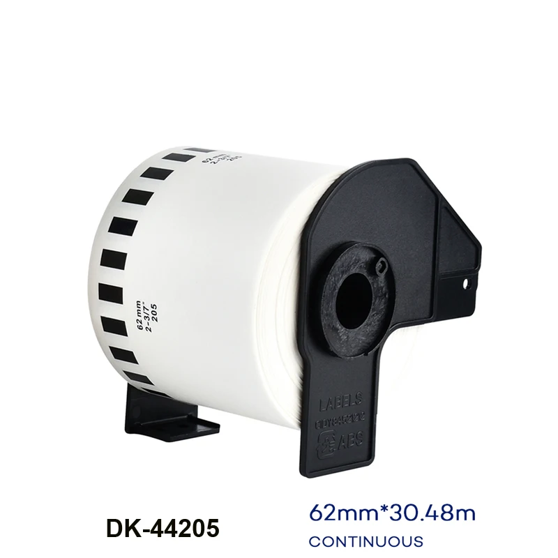 

4 rolls DK44205 DK-44205 62mm x 30.48m Compatible for Brother Label Printer White Paper DK44205 DK-2205