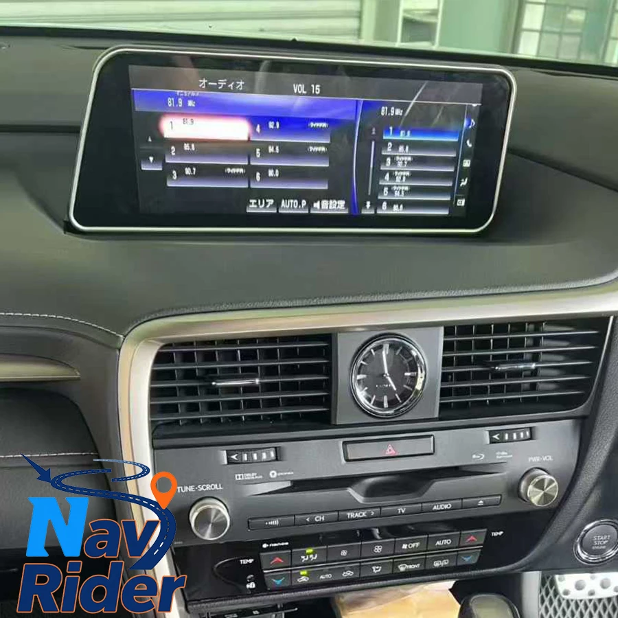 Фото Мультимедийный GPS-плеер с Android, беспроводным CarPlay, навигацией и стереосистемой, 12.3-дюймовый автомобильный радиоприемник для Lexus RX RX330 RX350 2016-2019 (RHD) №1