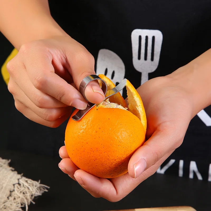 

Creative Orange Peeler Stainless Steel Fruit Skin Parer Orange Skin Remover Opener Fruit Slicer Stripper Device for Kitchen Tool