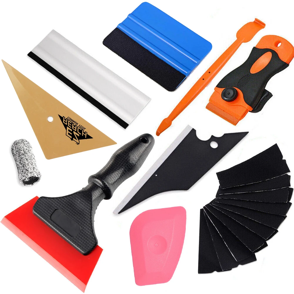 

Car Accessories Wrap Film Sticker Wrapping Tool Auto Window Foil Squeegee Utility Scalpel Craft Weeding Tool Window Tinting