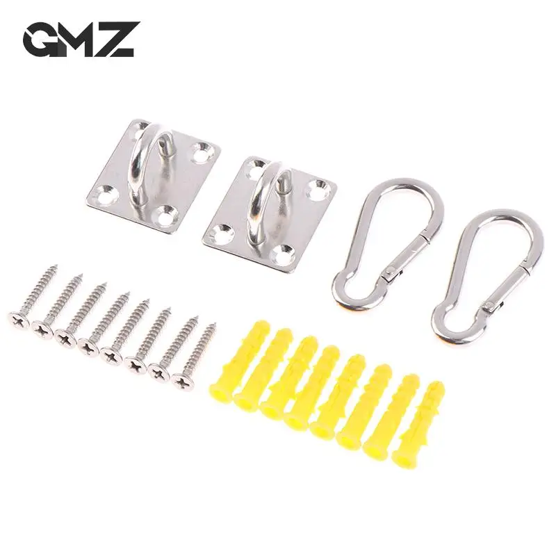 

Sandbag Heavy Duty Ceiling Hanging Hook Set Hammock Mount Stainless Swing Chair Bracket Fixed Pad Eye Plate Hanging Hook