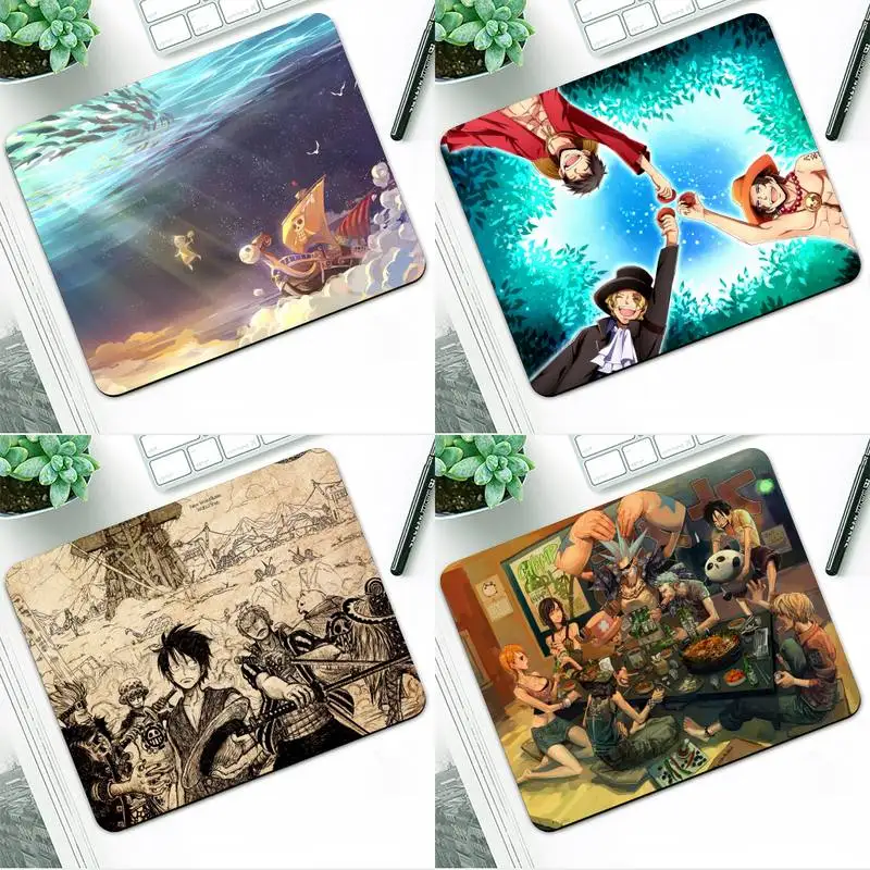 

Прочный резиновый коврик для мыши Luffy Zoro из аниме One Piece, Настольный коврик для ноутбука, ноутбука