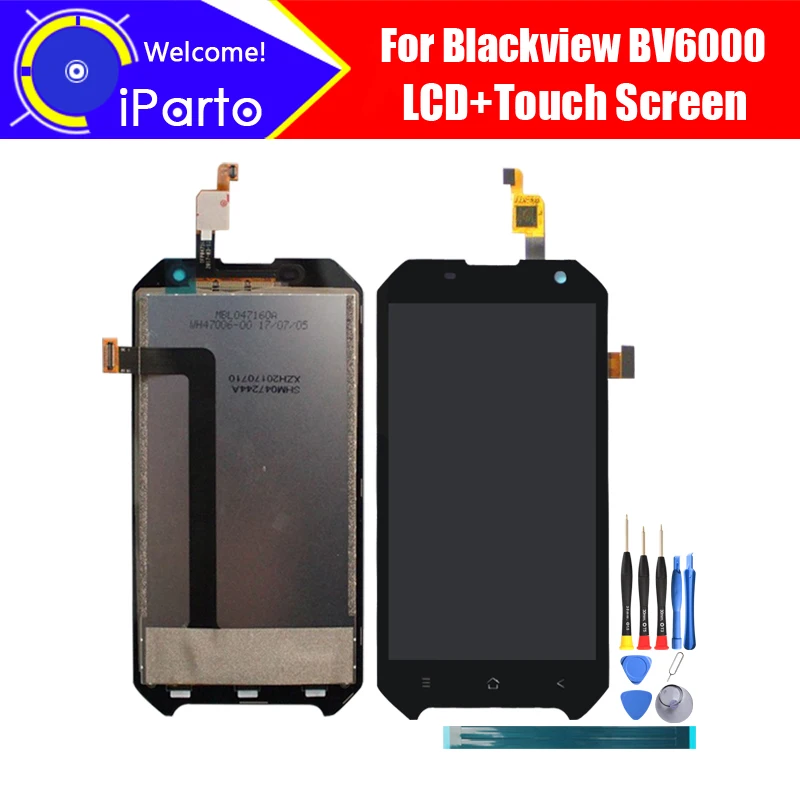 

Blackview BV6000 LCD Display+Touch Screen 100% Original New Tested Digitizer Glass Panel Replacement For BV6000 +Tools+Adhesive